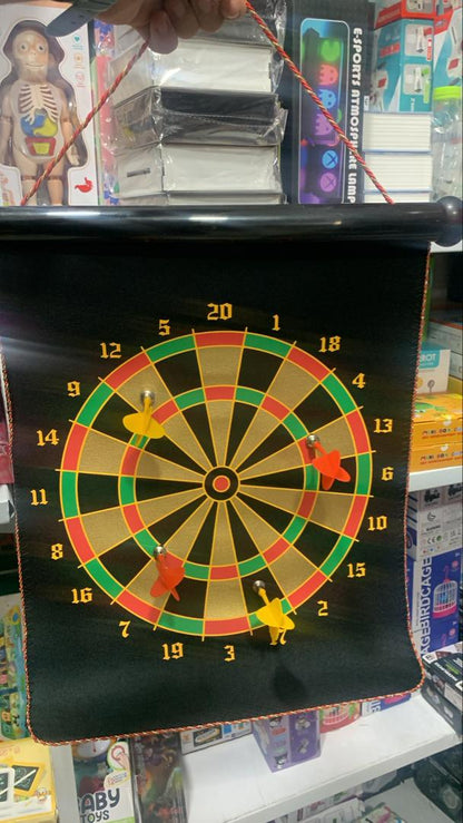 Jeu de fléchettes magnétique 6 Fléchettes double face