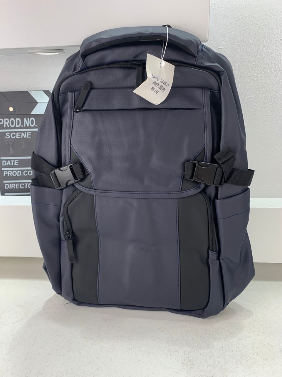 Sac à Dos Urbain pour Hommes Solide et Confortable 26003 Bleu – حقيبة ظهر رجالية