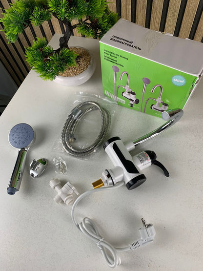Robinet chauffant électrique avec douchette pour salle de bain – سخان مياه سريع للحمام