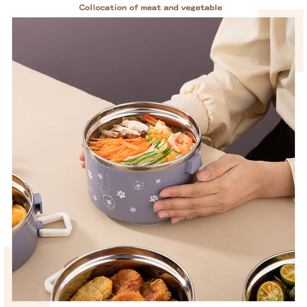 Boîte à Manger Portable en Inox 304 pratique et facile à transporter – حافظة طعام