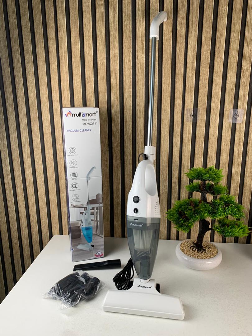 Balai Aspirateur Multismart 500W/14Kpa 2en1avec Filtre de Haute efficacité et 9 Têtes de Rechange – مكنسة كهربائية منزلية بعدة رؤوس