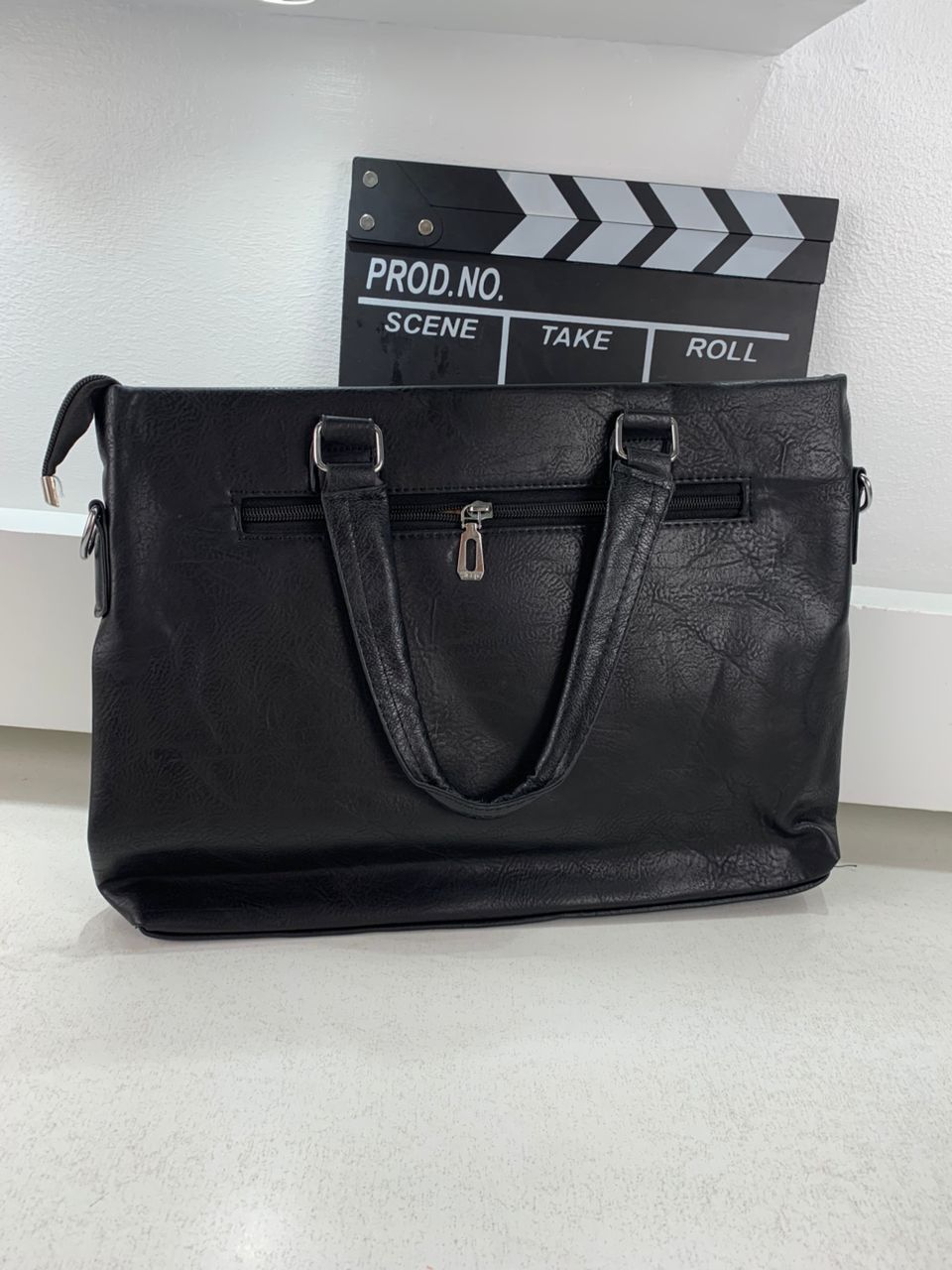 Cartable Homme en Simili Cuir Design Élégant Jeep 180551-12 Noir – حقيبة جلدية لون أسود