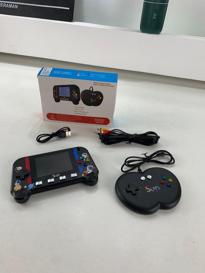 Console rétro Sup F3 avec 500 jeux inclus – جهاز ألعاب كلاسيكية