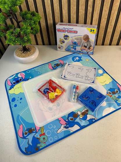 Tapis Water Canvas pour Enfant avec Stylo à Eau pour Dessin Créatif et Sans Taches - بساط الرسم للأطفال بدون حبر