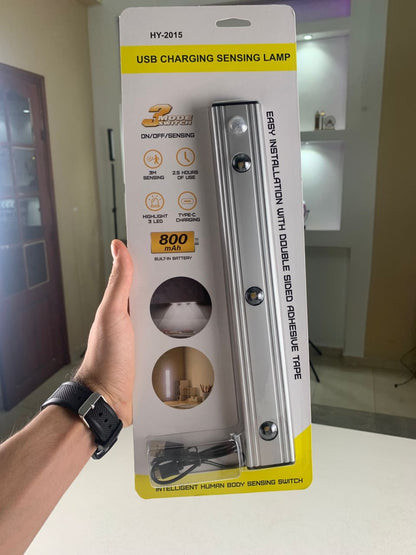 Lampe LED Rechargeable avec Détecteur De Mouvement Intérieur 3 Modes – مصباح مناطق ضيقة بعدة أوضاع