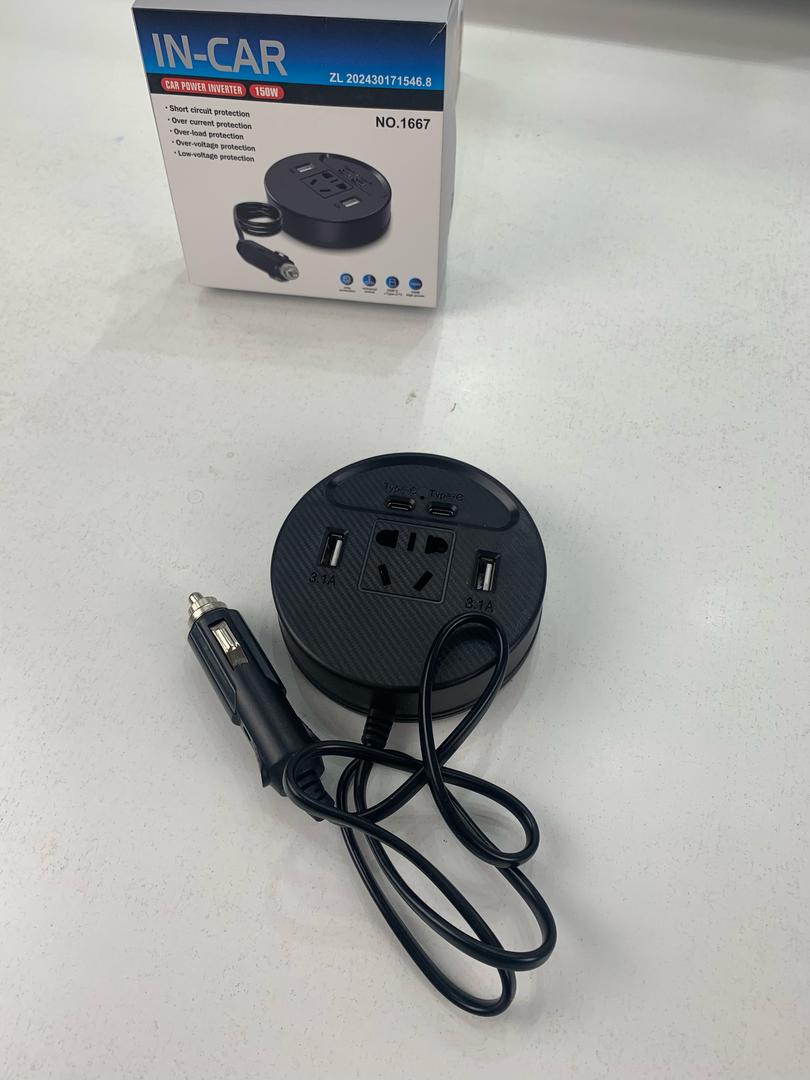Olesson Convertisseur de courant pour voiture 150W – جهاز شحن في السيارة