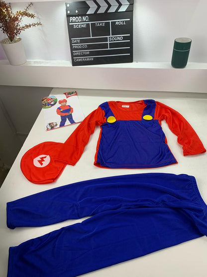 Déguisement Mario Pour Enfants 3-8 ans