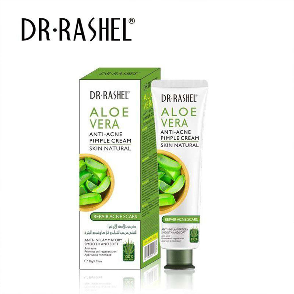 كريم Dr. Rashel الطبيعي المضاد لحب الشباب بخلاصة الألوفيرا - 30 جرام
