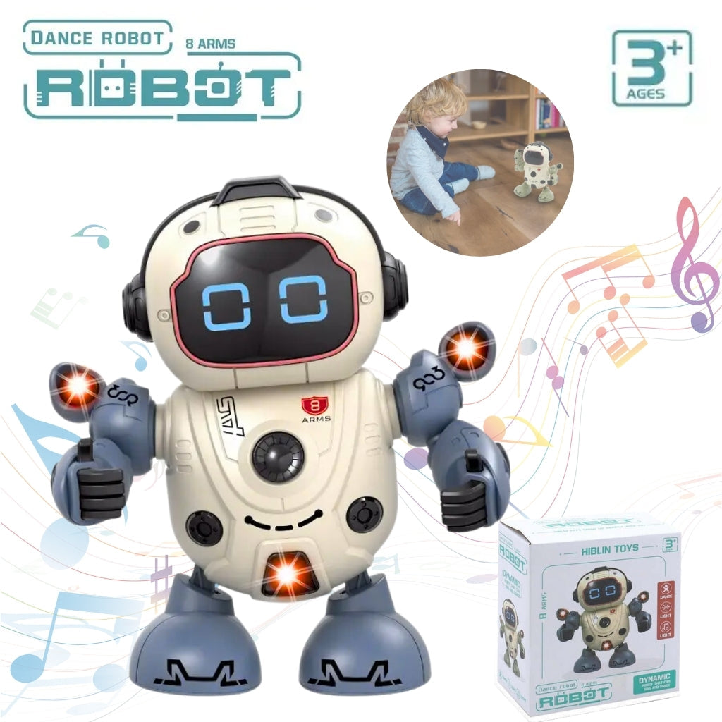 Robot dansant intelligent avec musique et lumières - روبوت راقص ذكي مع الموسيقى والأضواء تنزوت