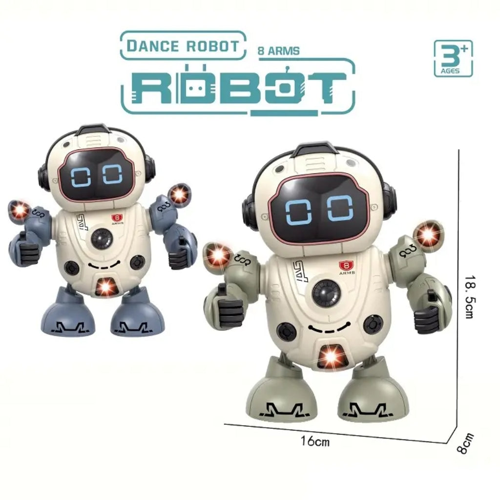 Robot dansant intelligent avec musique et lumières - روبوت راقص ذكي مع الموسيقى والأضواء