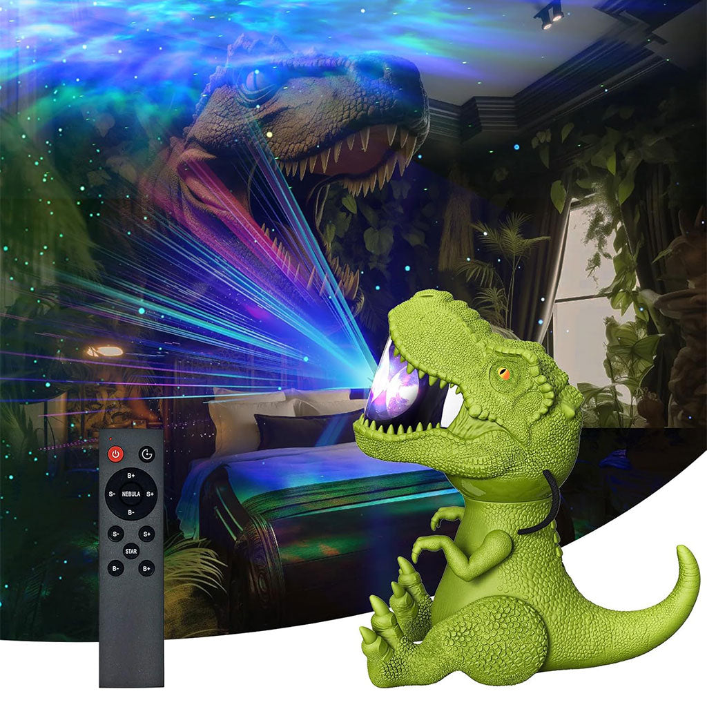 Dinosaure Projecteur Galaxie et Haut Parleur avec Télécommande – جهاز عرض نجوم ومكبر صوت