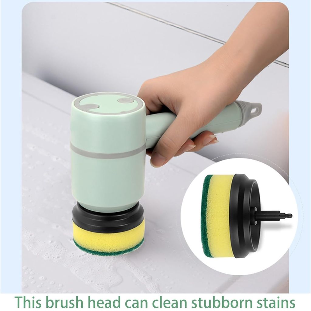 Brosse Électrique Rotative Automatique avec 2 Brosse – فرشاة تنظيف دوارة كهربائية