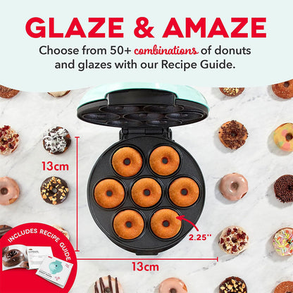 Mini machine à donuts avec surface antiadhésive pour 7 beignets – ماكينة تحضير الدونات
