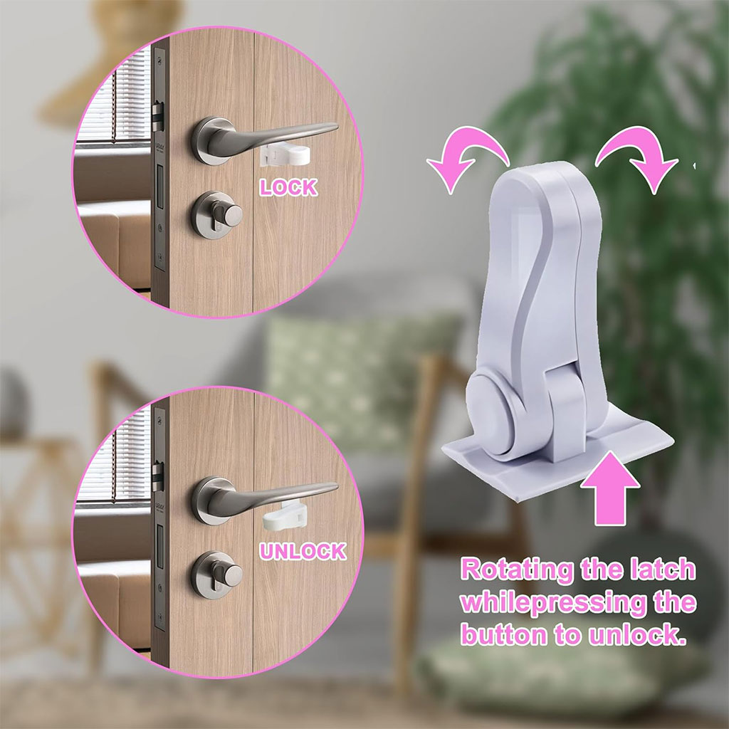 Verrous de porte universels pour la sécurité des enfants 4pcs
