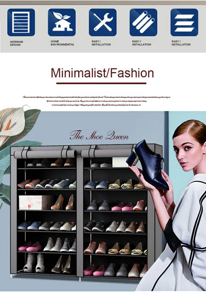 Armoire De Rangement chaussures à 12 Étages – خزانة تنظيم الأحذية