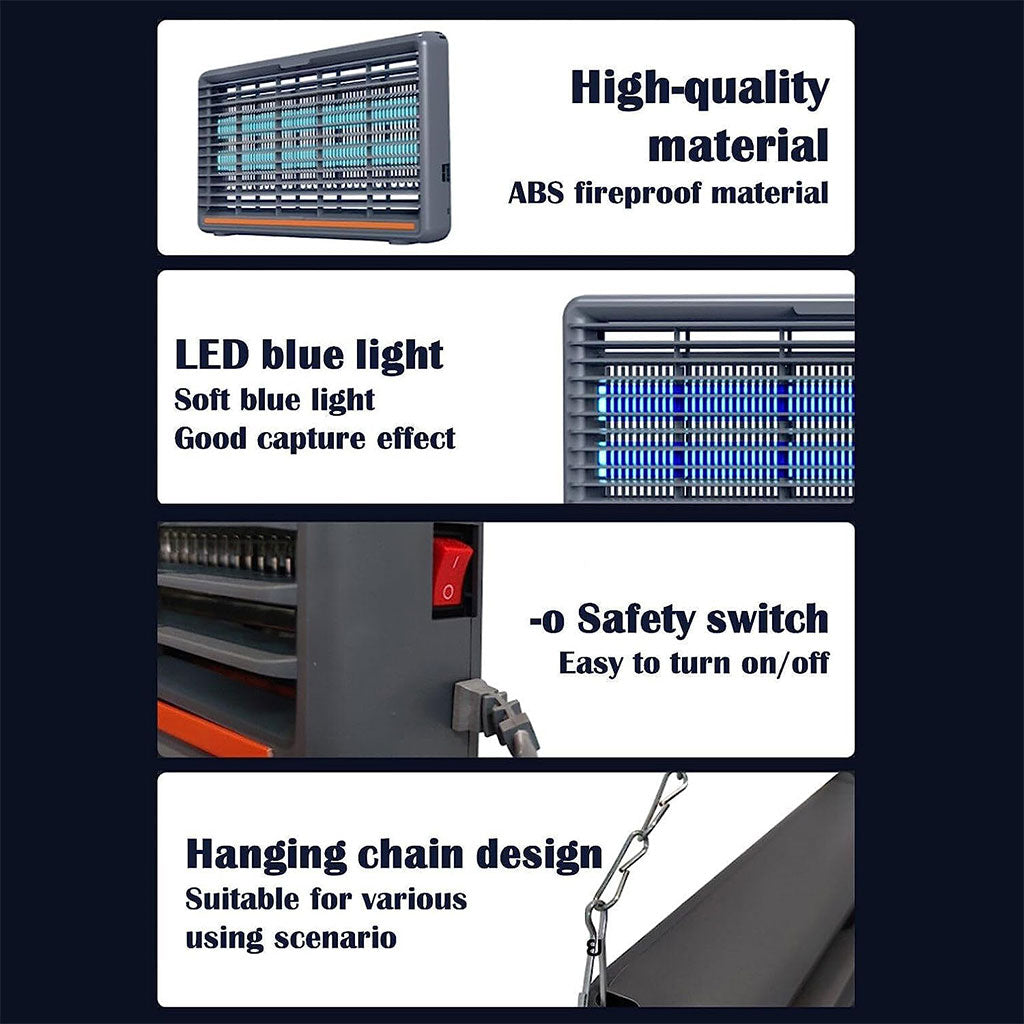 Lampe Anti-Moustiques Électrique 10W Double Tube UV – مصيدة الباعوض