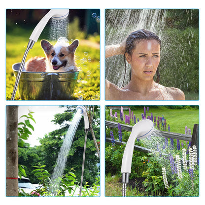 Douche Portable avec Pompe pour Camping et Extérieur