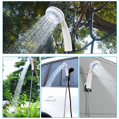 Douche Portable avec Pompe pour Camping et Extérieur