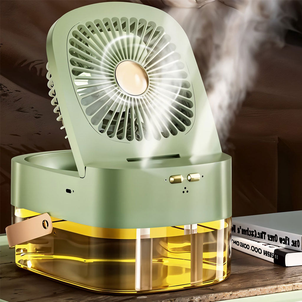 Ventilateur 3 Vitesses et Brumisateur avec Grand Réservoir – مروحة ومعطر جو 2في1