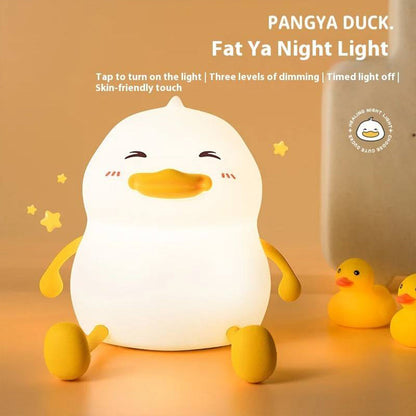 Veilleuse en Silicone Forme Canards pour Chambre d’enfant Rechargeable تنزوت