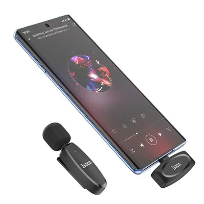 Hoco L15 Microphone Cravate Sans fil Type-C – ميكروفون لاسلكي أصلي