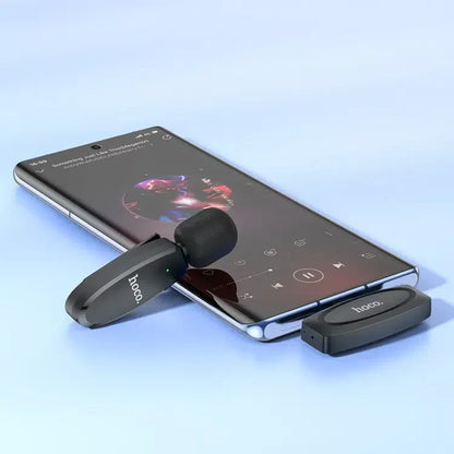 Hoco L15 Microphone Cravate Sans fil Type-C – ميكروفون لاسلكي أصلي