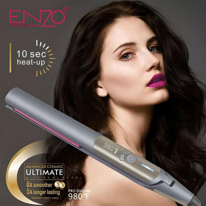 Lisseur Céramique 980°F Plaque 1.5″ Titane ENZO EN-3827 – مملس شعر إينزو