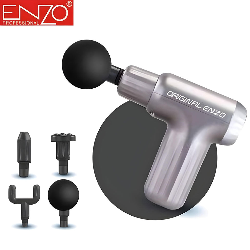 Pistolet de Massage ENZO EN-4802 avec 4 Têtes de Massage تنزوت