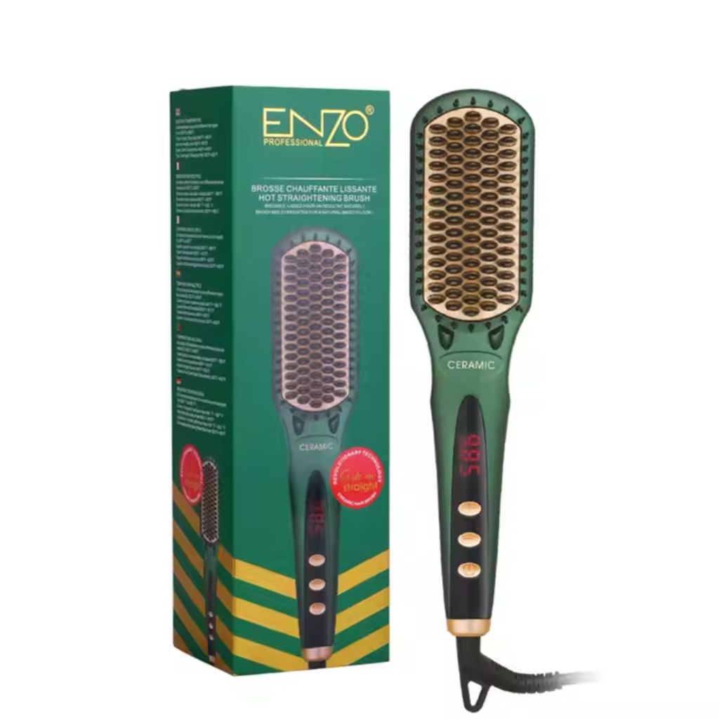 Brosse Lissante ENZO Haute Performance et Technologie Avancée – فرشاة الشعر