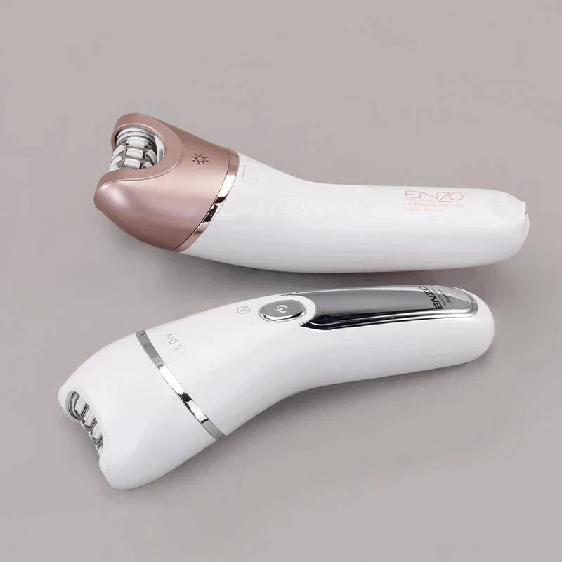 Épilateur sans fil Enzo Wet & Dry avec 10 accessoires – مزيل شعر للنساء