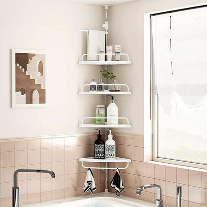 Étagère de douche d’angle à 4 niveaux réglable 260cm – رف حمام قابل للتعديل