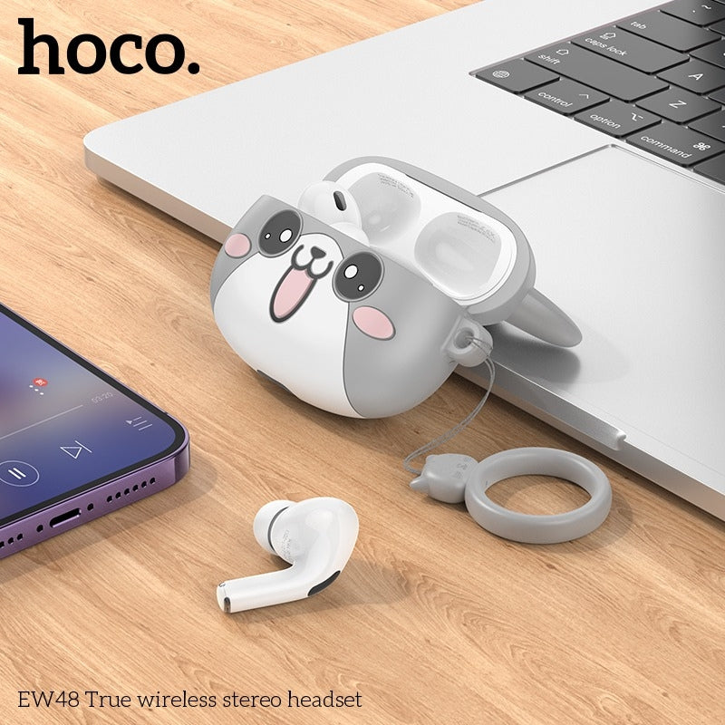Hoco Écouteurs Sans Fil stéreo Bluetooth 5.3 + Case Forme De Chat TWS EW 48