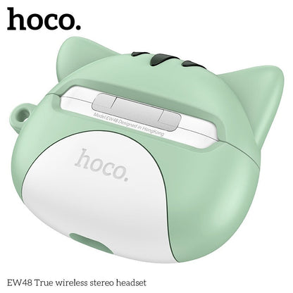 Hoco Écouteurs Sans Fil stéreo Bluetooth 5.3 + Case Forme De Chat TWS EW 48