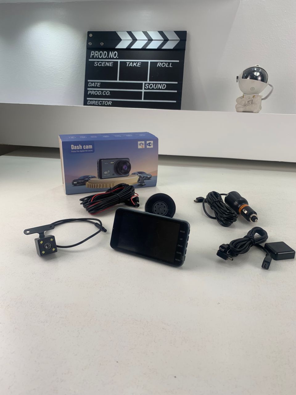 Dash Cam Enregistreur vidéo pour voiture 1080P Wi-Fi avec caméra arrière – كاميرة تسجيل الحوادث