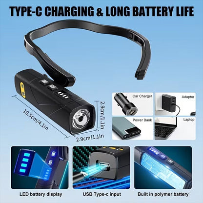Lampe Frontale Rechargeable 1000 Lumen Avec Sensor de Mouvement et 5 Modes de Lumière