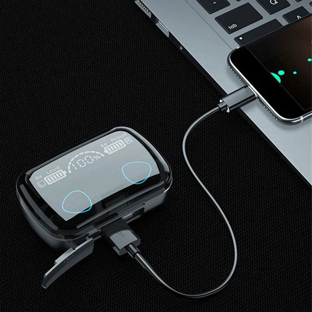 Ecouteurs Sans Fil M10 Stéréo Bluetooth 5.1 avec Powerbank