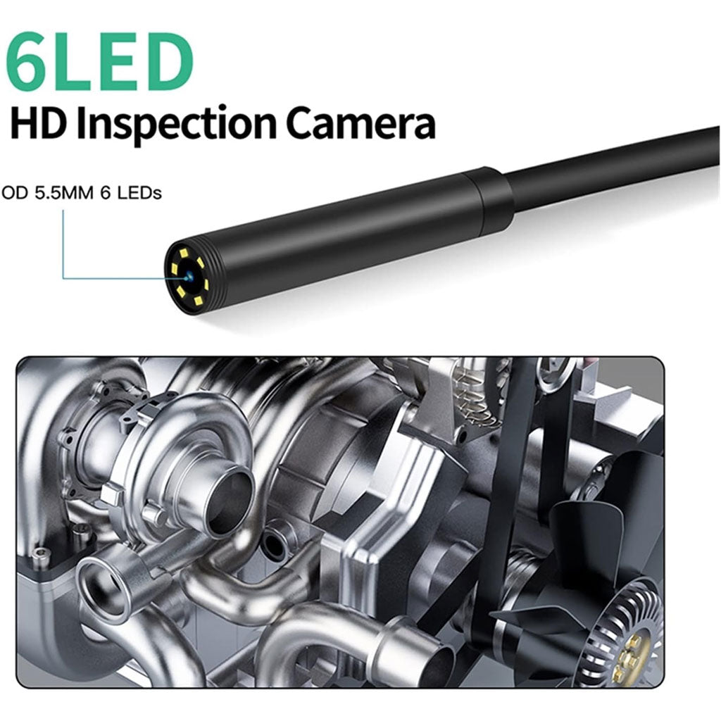 Caméra d’inspection endoscope industrielle avec écran LCD – كاميرة للأمكان الضيقة مع شاشة