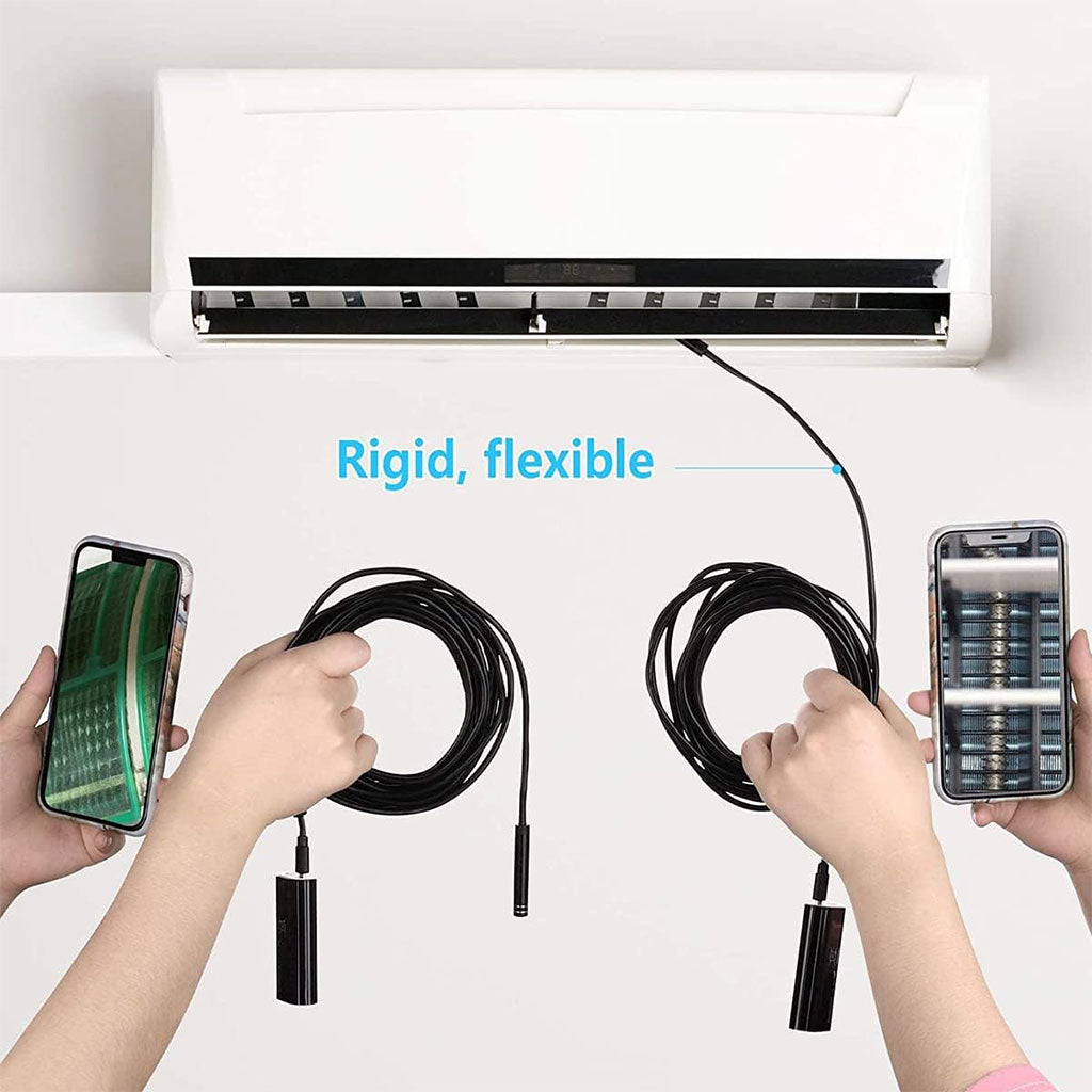 Endoscope WiFi Caméra d’inspection sans Fil 8 mm 6 LED réglables pour Smartphone – كاميرة للمناطق الضيقة