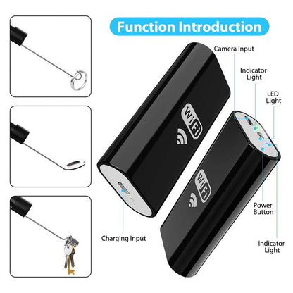 Endoscope WiFi Caméra d’inspection sans Fil 8 mm 6 LED réglables pour Smartphone – كاميرة للمناطق الضيقة