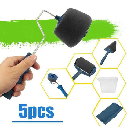 kit Rouleau de peinture mural 5 Pcs multifonctionnel