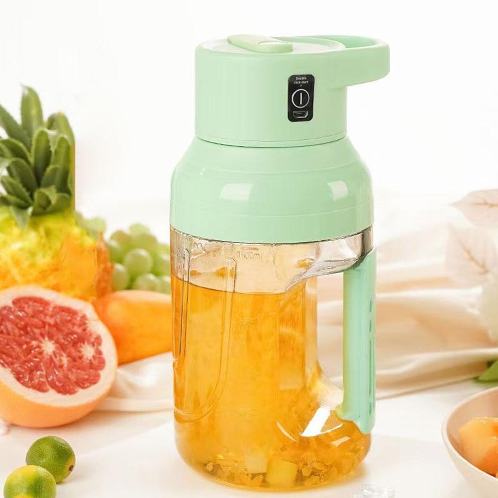 Extracteur de jus frais portatif électrique 1500ml Rechargeable