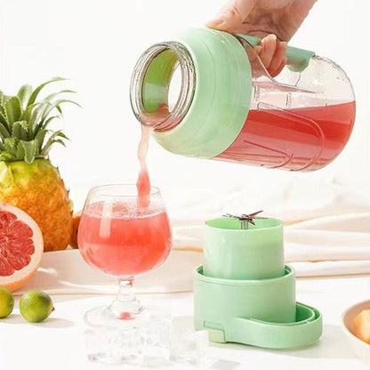 Extracteur de jus frais portatif électrique 1500ml Rechargeable