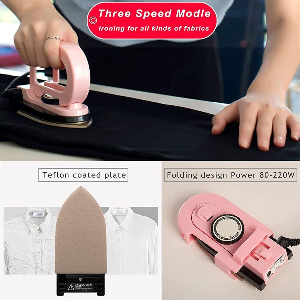 Mini Fer à Repasser Portable avec Température Réglable – مكواة ملابس محمولة