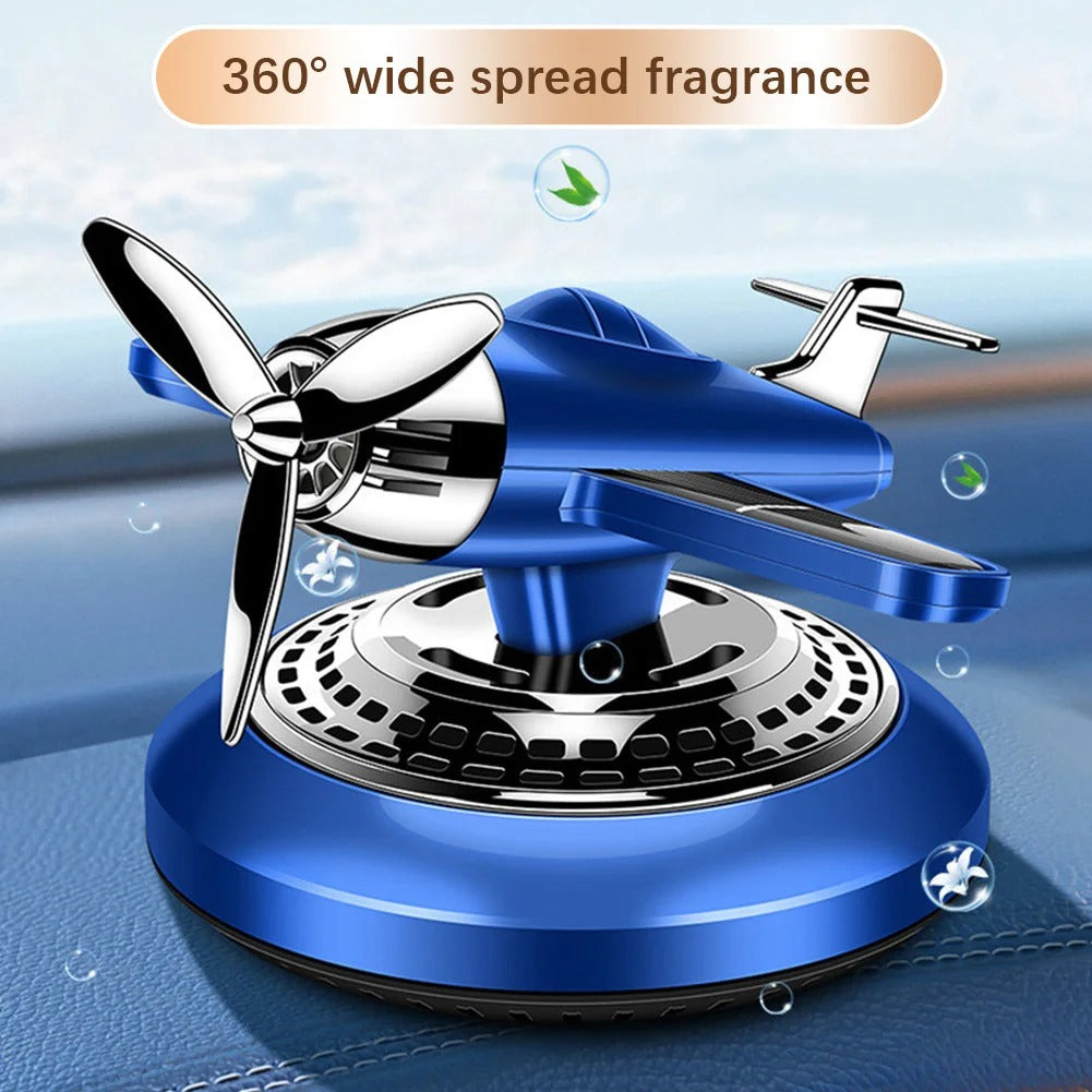 Diffuseur d’aromathérapie à Rotation Automatique Style Avion – موزع العطر في السيارة