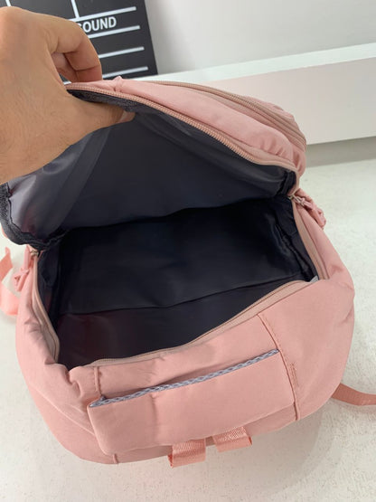 Sac à Dos Enfant Kawaii Capybara Rose – حقيبة ظهر للأطفال وردي