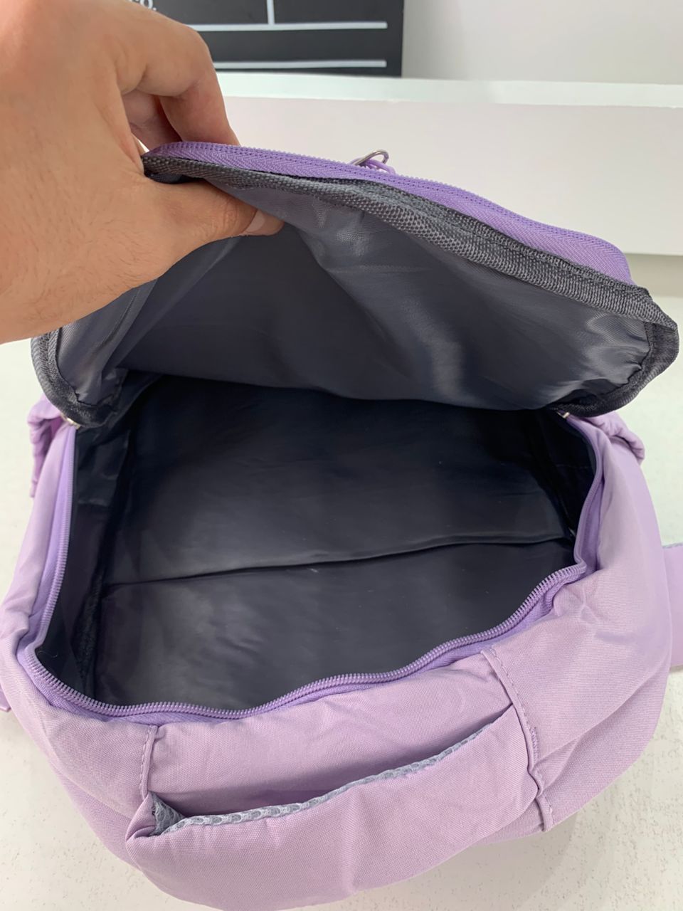 Sac à Dos Enfant Kawaii Capybara Mauve – حقيبة ظهر للأطفال بنفسجي