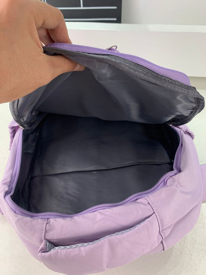 Sac à Dos Enfant Kawaii Capybara Mauve – حقيبة ظهر للأطفال بنفسجي