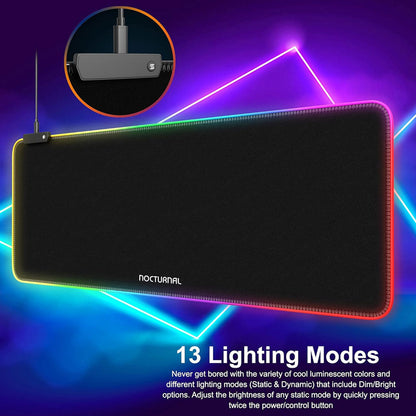 Tapis de souris de jeu RGB Transformez votre expérience de jeu