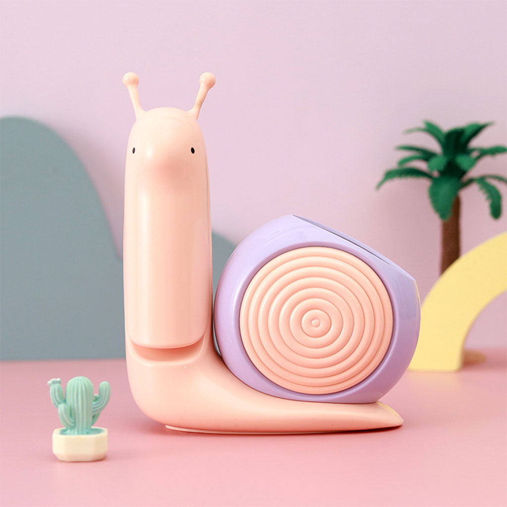 Lampe Veilleuse Escargot Mignonne LED avec Porte-stylo – مصباح على شكل حلزون لمكتب الأطفال