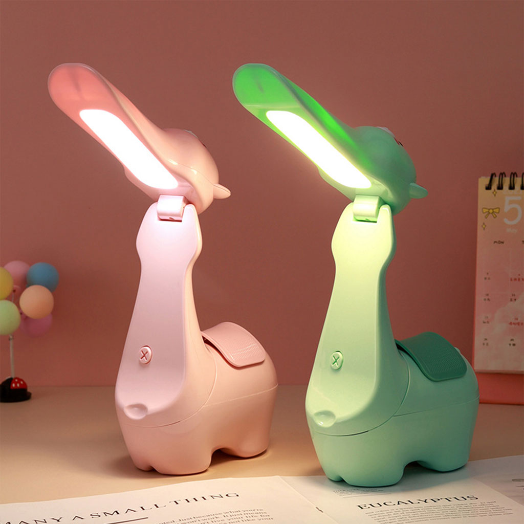Lampe Veilleuse Lama Mignonne LED avec Porte-stylo – مصباح على شكل لاما لمكتب الأطفال